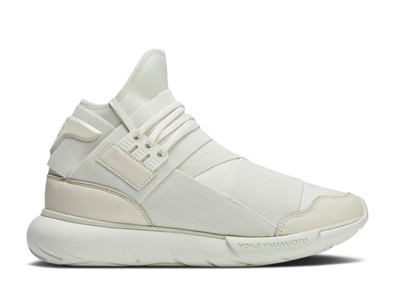 кроссовки y 3 qasa high cream white кремовый Кроссовки adidas Y-3 Qasa High 'Cream White', кремовый