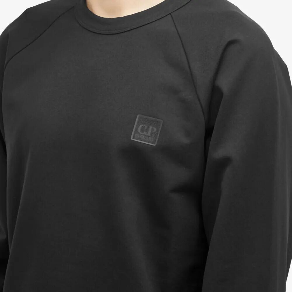 Толстовка с круглым вырезом CP Company Metropolis Pocket Crew, черный