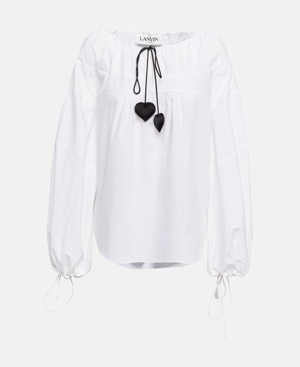 

Рубашка блузка Lanvin, белый