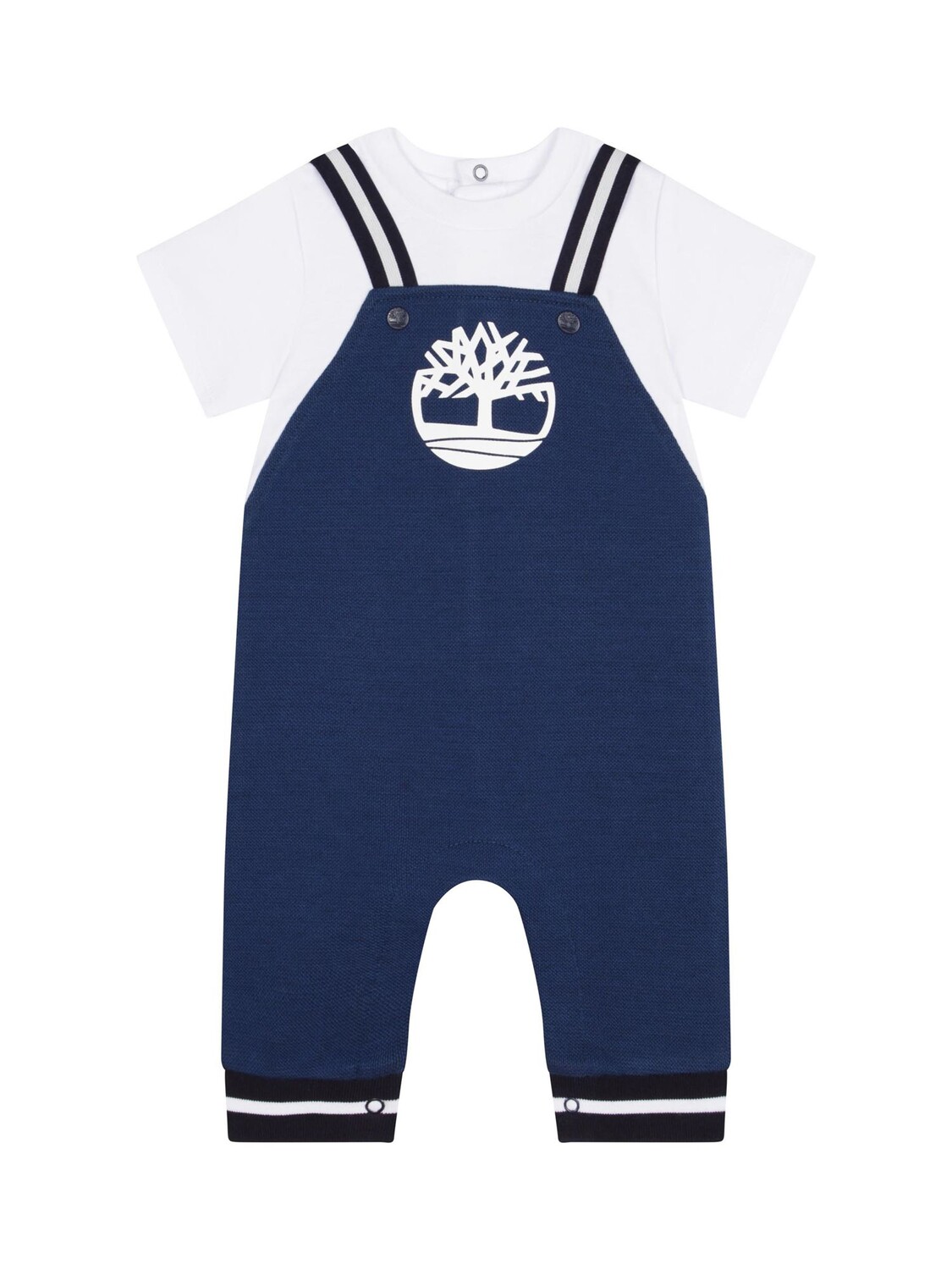 

Комбинезон Timberland Baby с короткими рукавами, темно-синий/белый