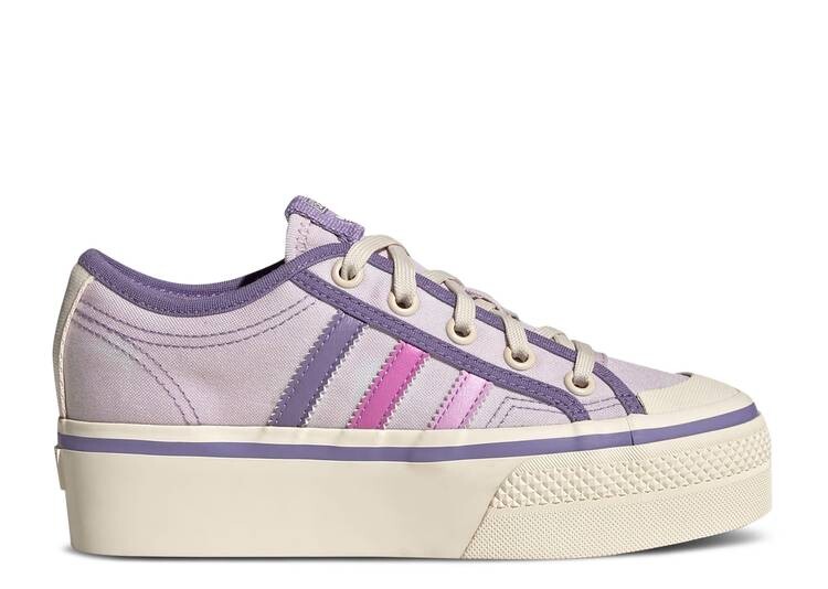 

Кроссовки Adidas NIZZA PLATFORM J 'ALMOST PINK PULSE LILAC', розовый