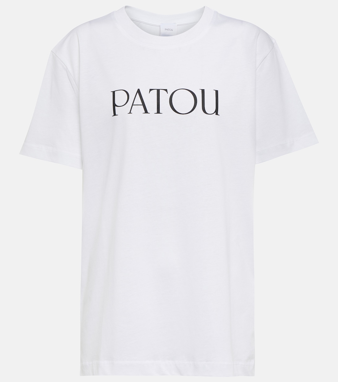 Футболка из хлопкового джерси с логотипом PATOU, белый