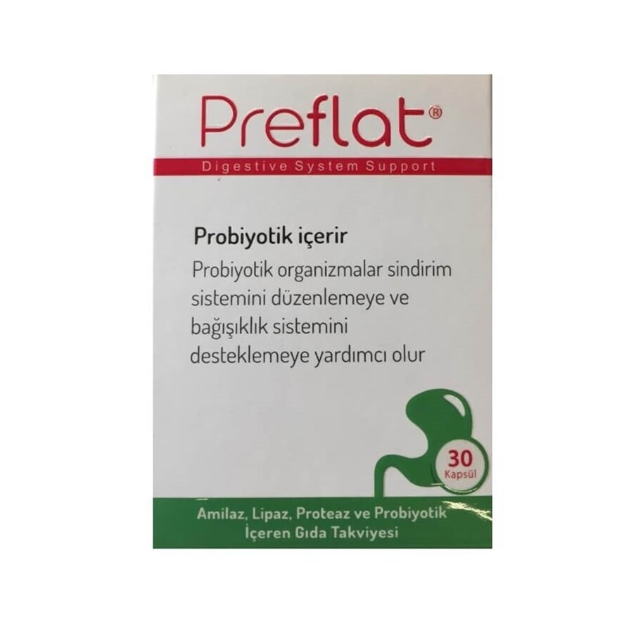 

Preflat 30 капсул HEKİM