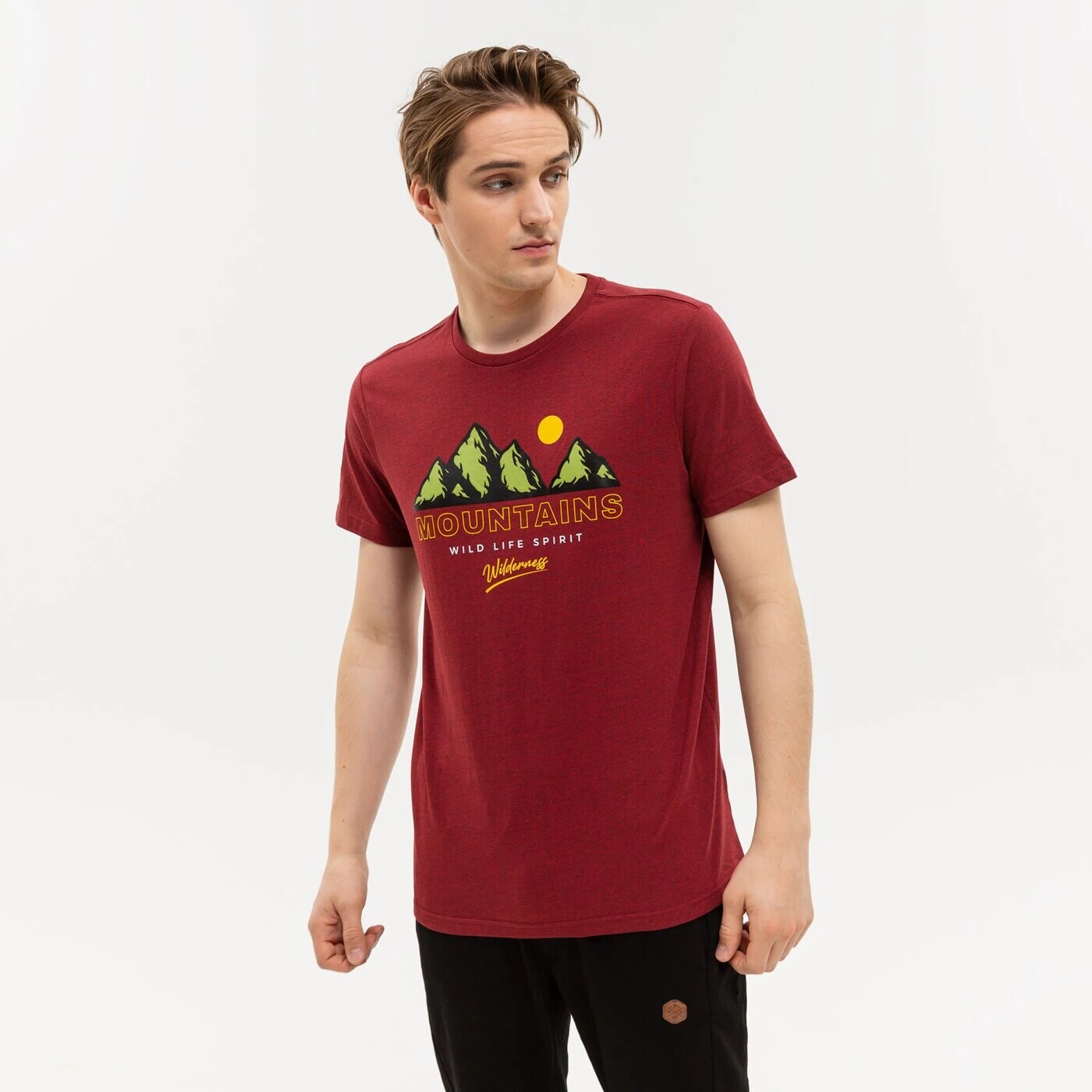

Футболка Up8 Rayon, бордовый