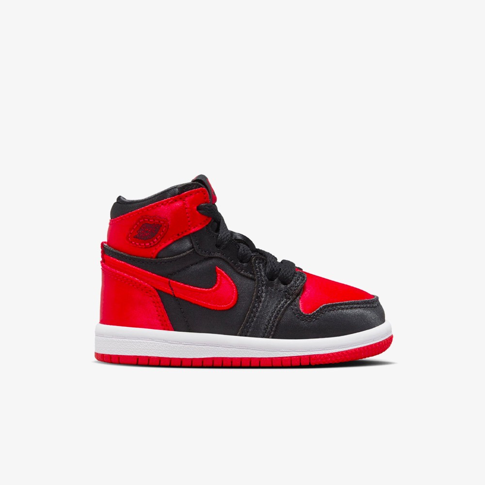 

Кроссовки 1 Retro High OG 'Satin Bred' (TD) Jordan, красный