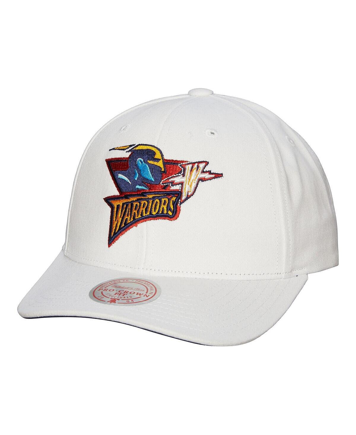

Мужская белая кепка Golden State Warriors Hardwood Classics All In Retro Snapback Mitchell & Ness
