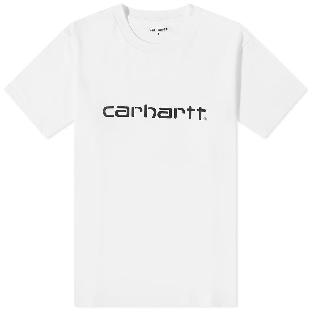 

Футболка Carhartt WIP с надписью, белый/черный
