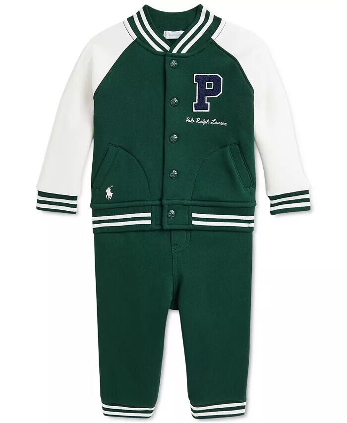 

Комплект детской бейсбольной куртки и штанов Polo Ralph Lauren, мультиколор