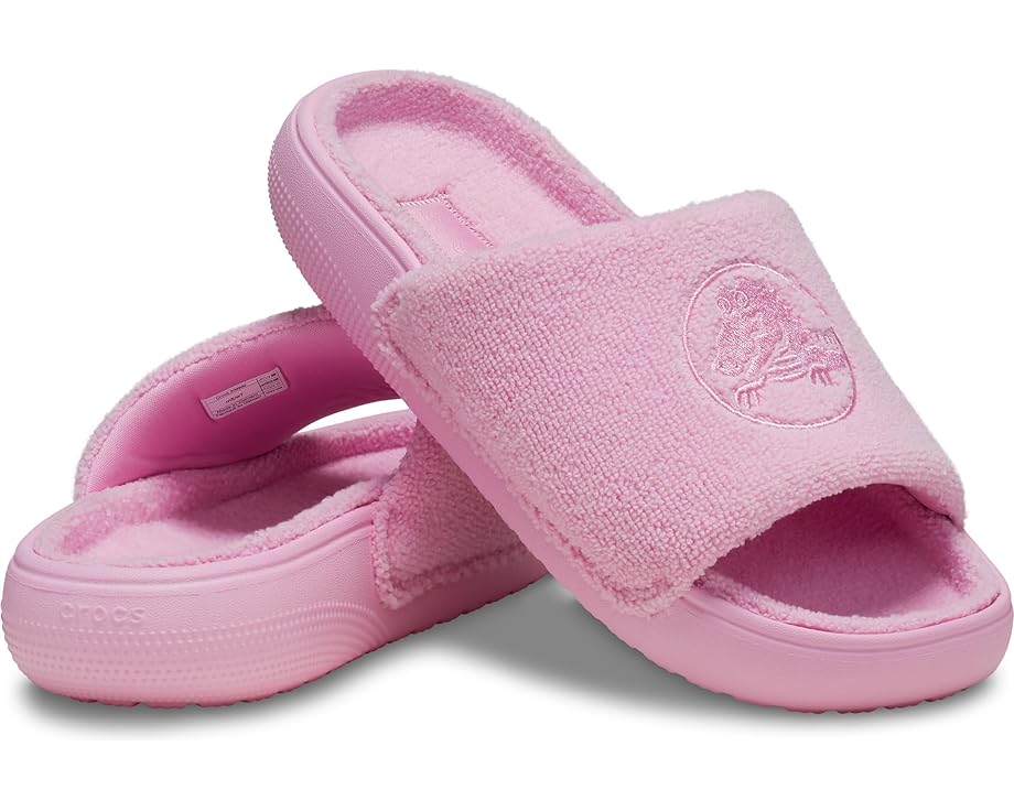 Сандалии Crocs Classic Towel Slide, цвет Pink Tweed