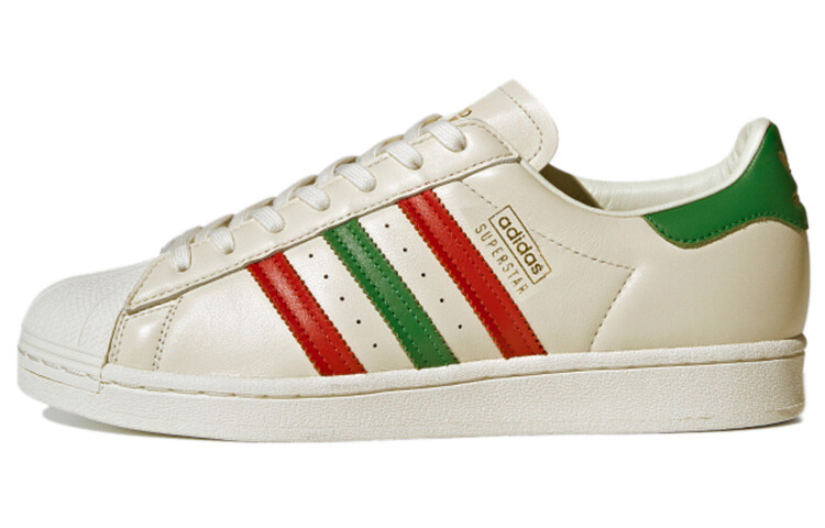 

Кроссовки унисекс для скейтбординга Adidas Originals Superstar белый/зеленый