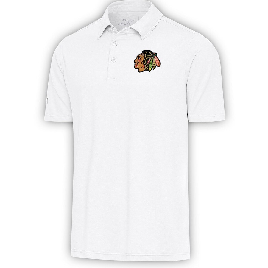 

Поло с коротким рукавом Antigua Chicago Blackhawks, белый