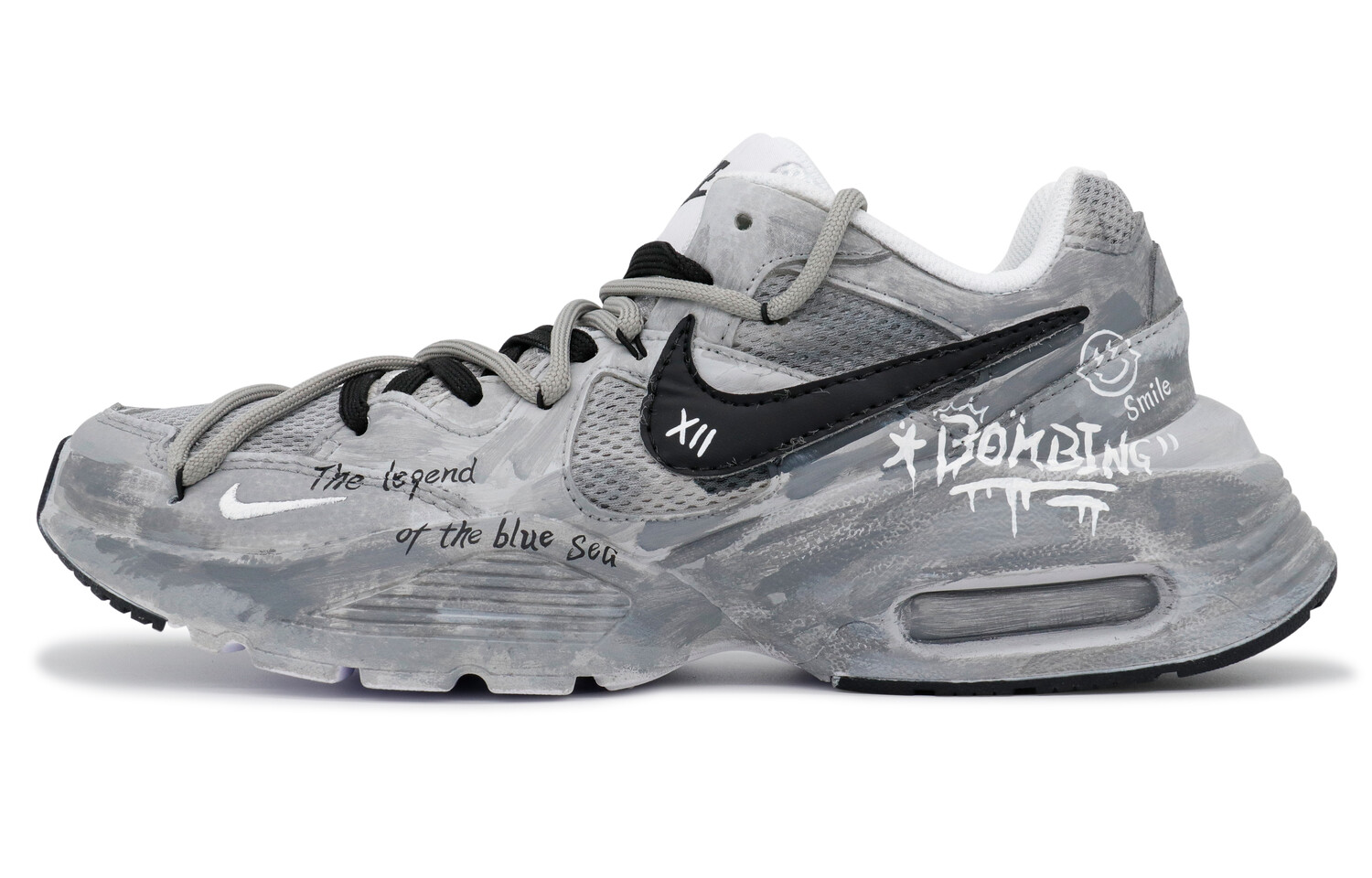 

Кроссовки Air Max Fusion женские с низким верхом, черные Nike