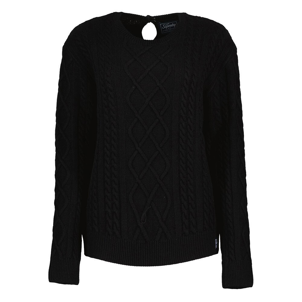 

Свитер Superdry Premium Cable Crew, черный