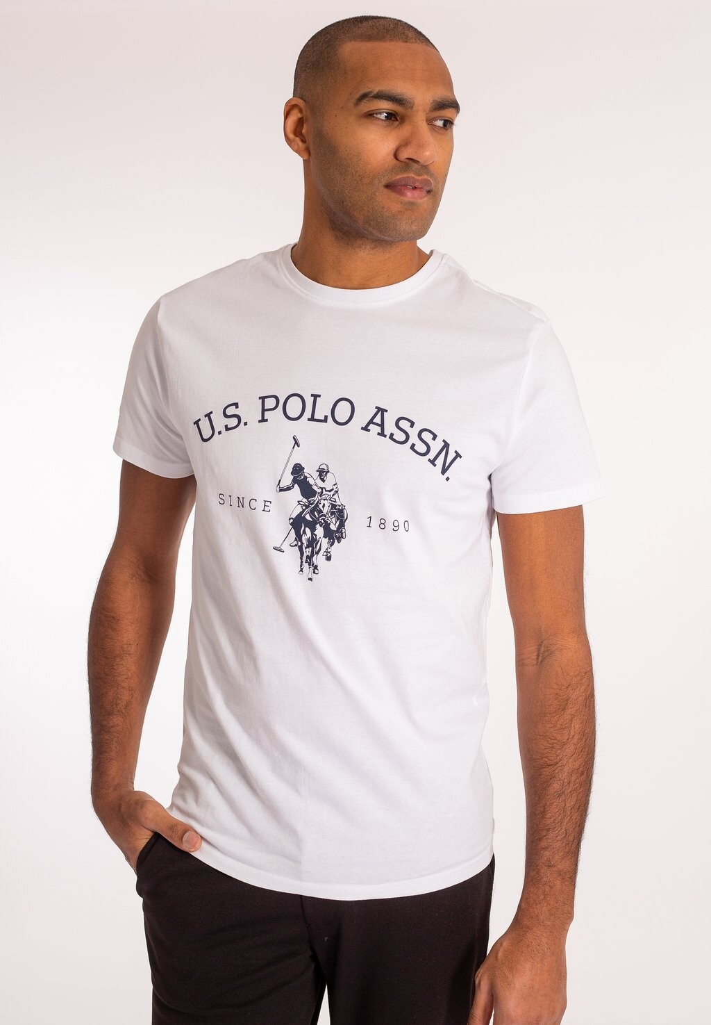 

Футболка с принтом Archibald U.S. Polo Assn., белый