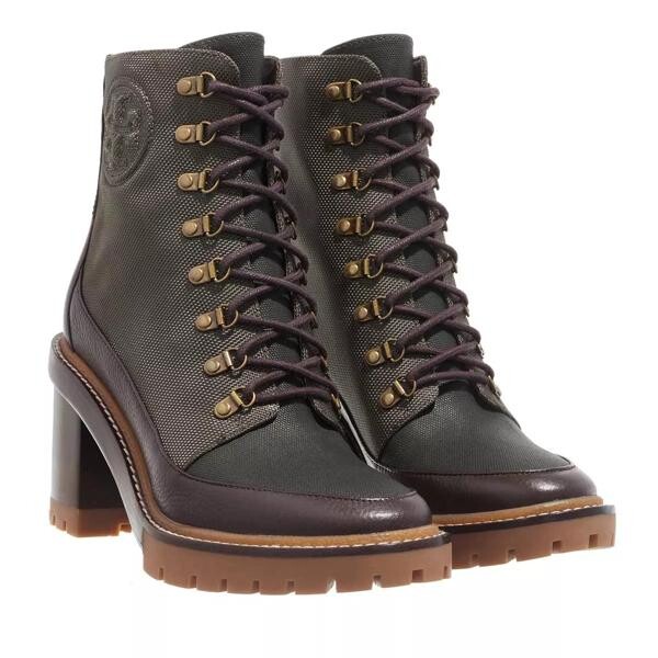 

Ботинки miller 95mm lug sole bootie olive/ militaire/ Tory Burch, зеленый