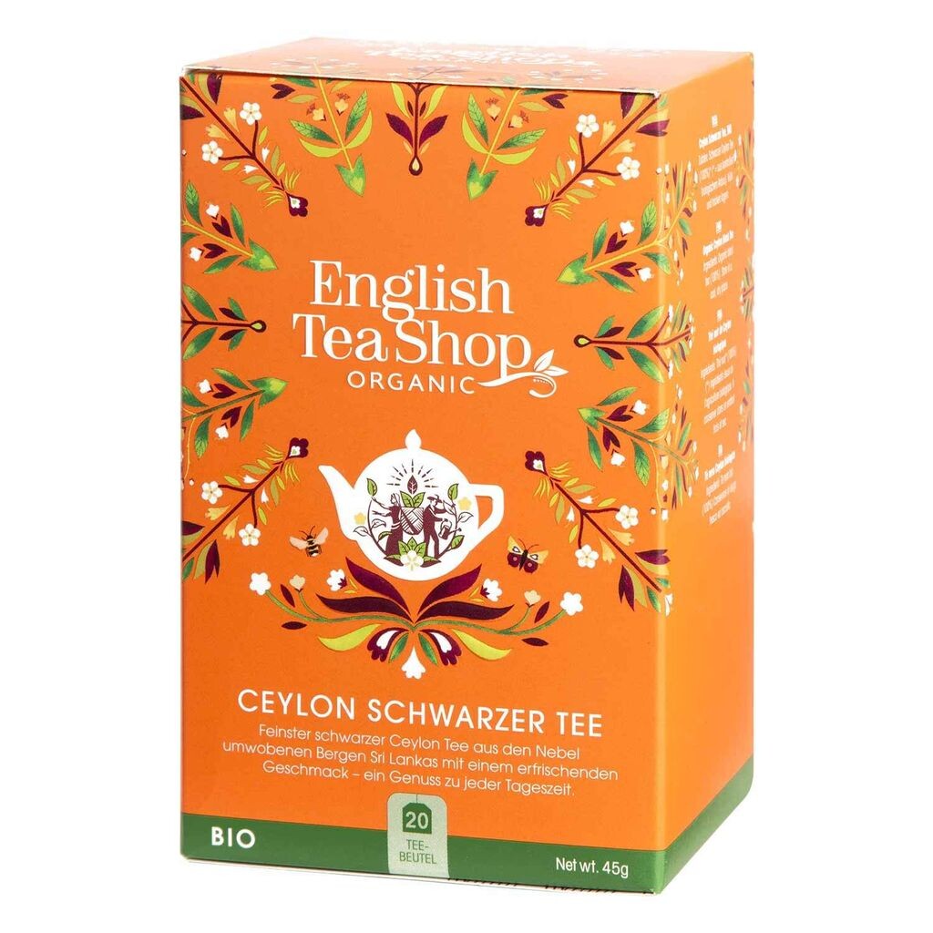 

ETS - Чай черный цейлонский, БИО Деметра, 20 чайных пакетиков English Tea Shop