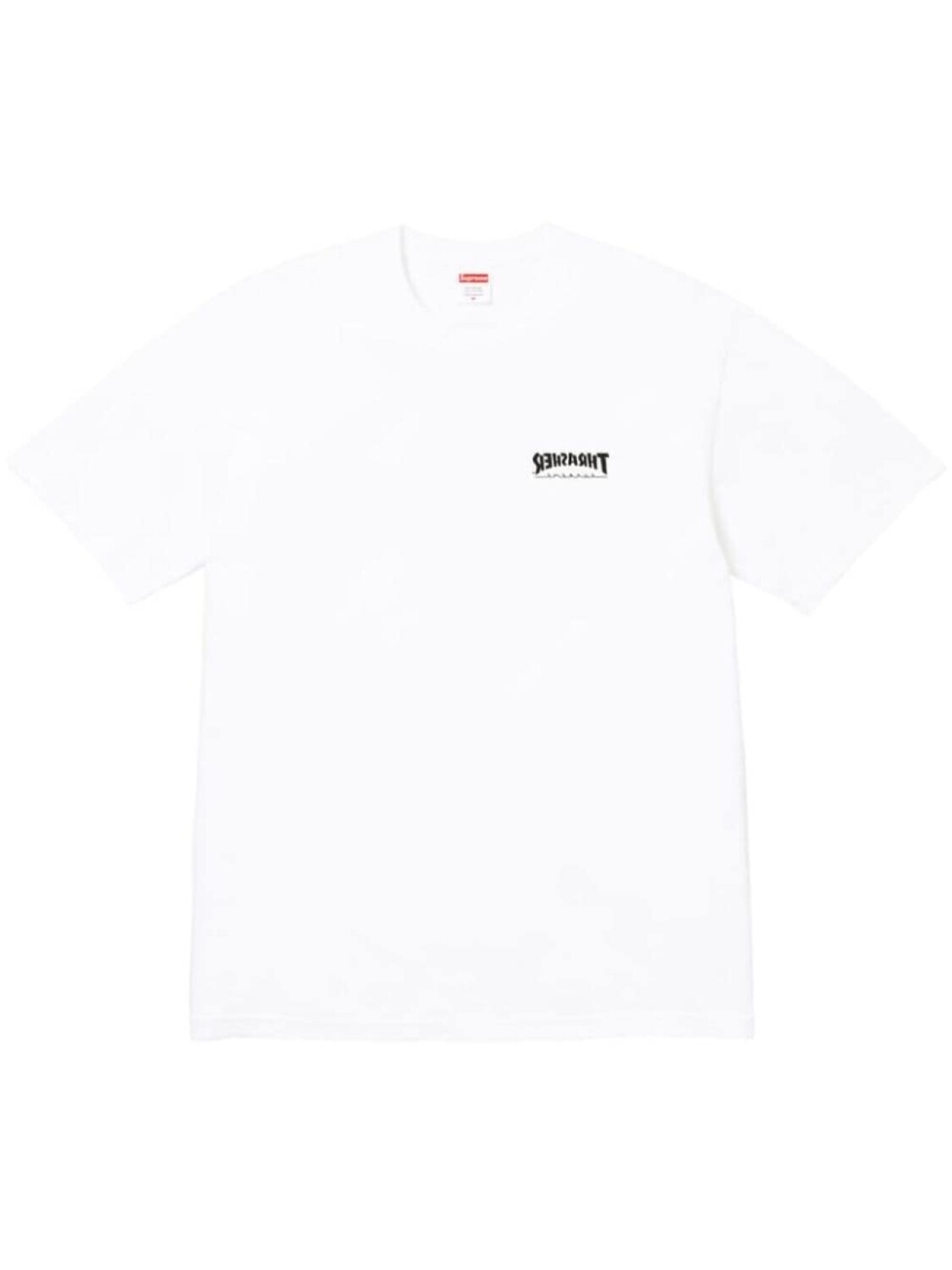 

Supreme футболка Cross White из коллаборации с Thrasher, белый