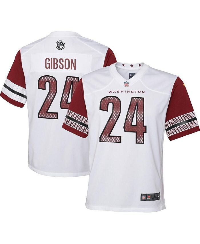 

Белая игровая майка Big Boys Antonio Gibson Washington Commanders Nike, белый
