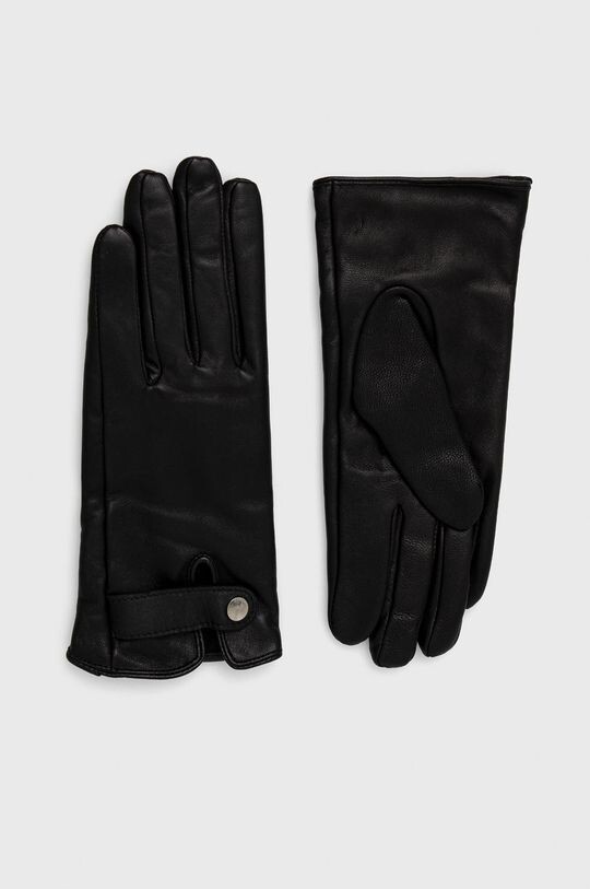 

Кожаные перчатки Answear Lab, черный