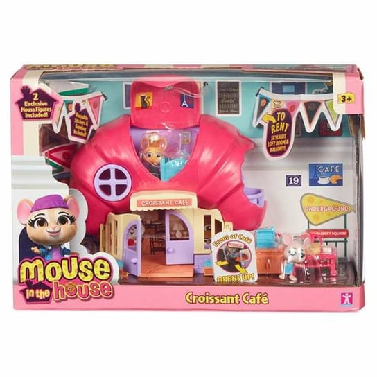 Игровой набор Bandai Mouse In the House Croissant Cafe 24,16 x 8 см набор кукол bandai ladybug