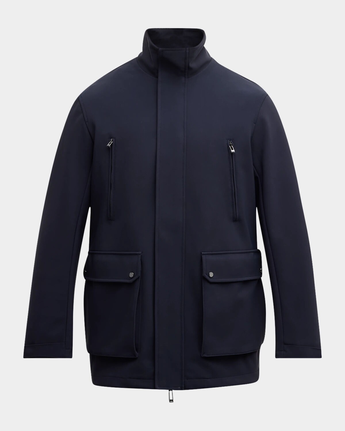 

Мужская куртка-кабан с накладными карманами Emporio Armani, цвет Blue Navy