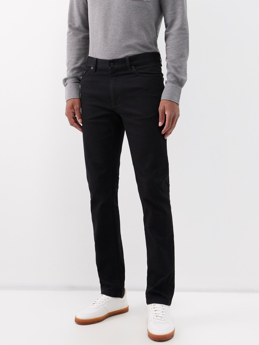 

Узкие брюки city из смесового хлопка ZEGNA, синий
