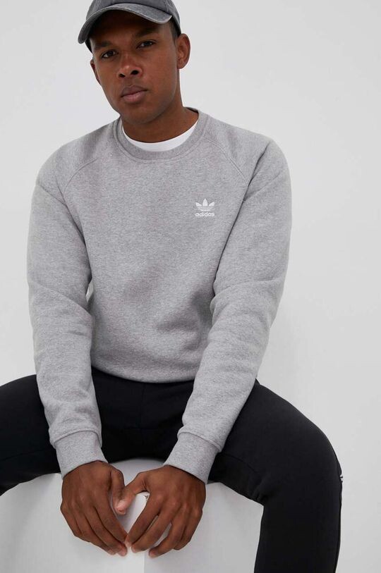 

Толстовка Trefoil Essentials adidas Originals, серый