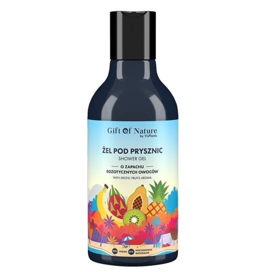 

Дар природы, Гель для душа с экзотическими фруктами, 300 мл, Gift of Nature