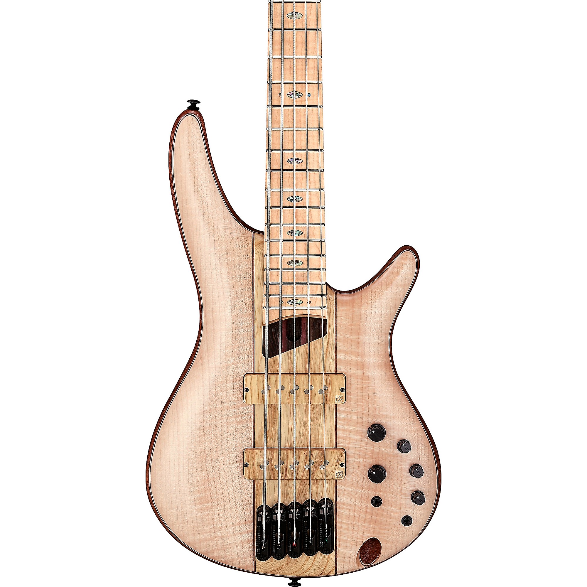 Ibanez Premium SR5FMDX2 5-струнная электробас-гитара Natural Low Gloss