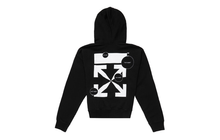 

OFF-WHITE Мужская толстовка, цвет Black