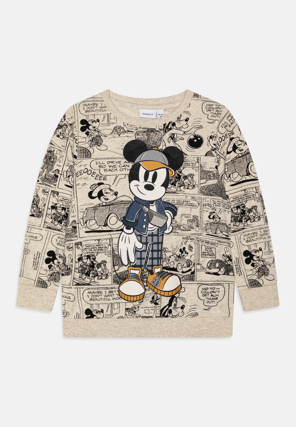 

Толстовка NMMOBIS MICKEY UNISEX Name it, цвет peyote melange