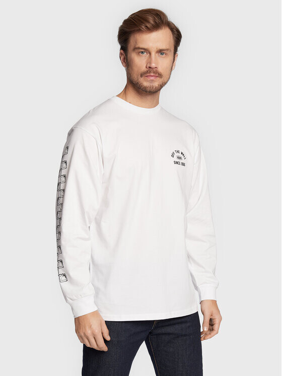 

Классический крой с длинными рукавами Vans, белый