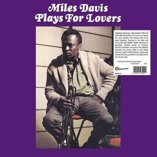 

Виниловая пластинка Davis Miles - Plays For Lovers (Numbered) (Clear)