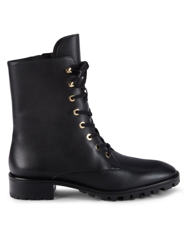 

Кожаные армейские ботинки Laine Stuart Weitzman, черный