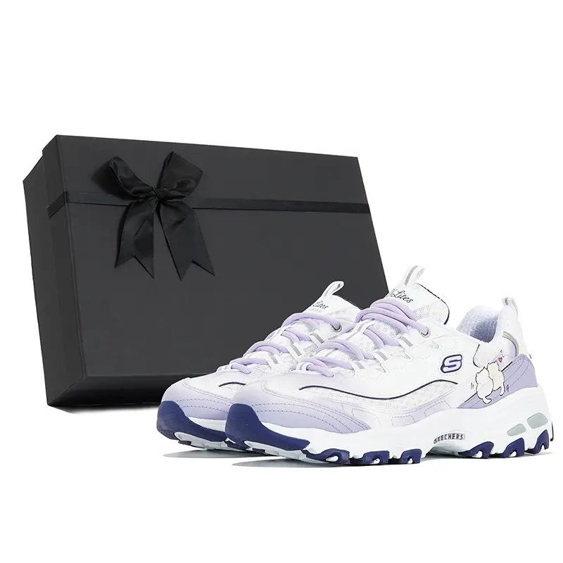 

Кроссовки Skechers D"Lites 1.0 Chunky Sneakers Women's Low-top Purple, белый