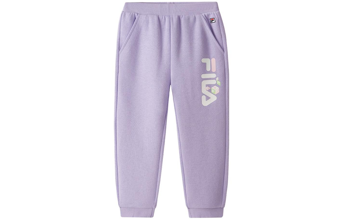 

Детские трикотажные спортивные штаны FILA, цвет Vitex purple