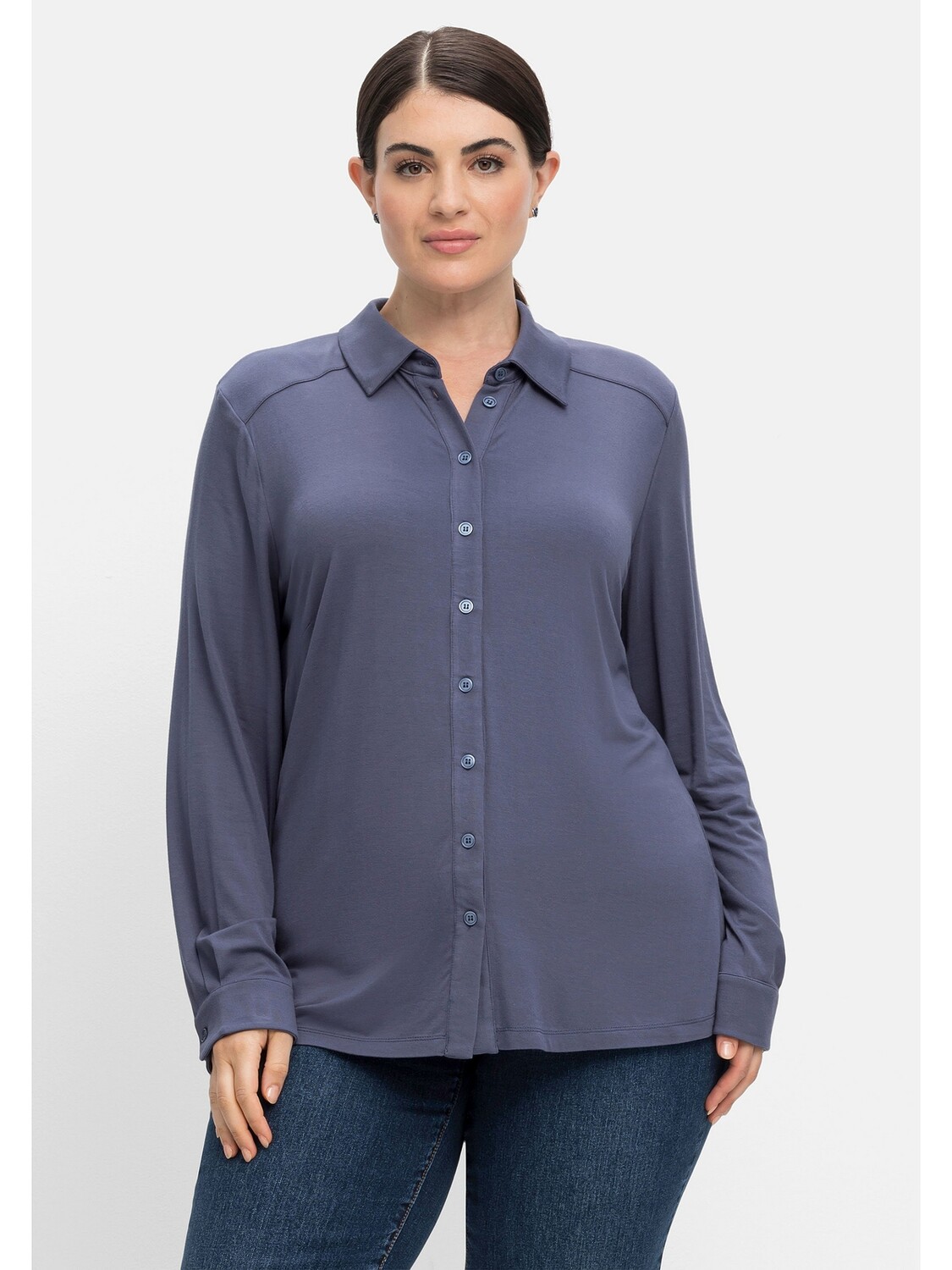 

Блуза sheego Shirt, индиго