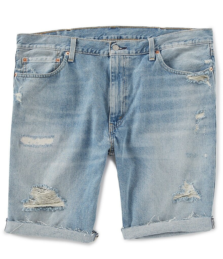 

Levi's 511 Slim Fit 12Джинсовые шорты с вырезами по внутреннему шву, синий
