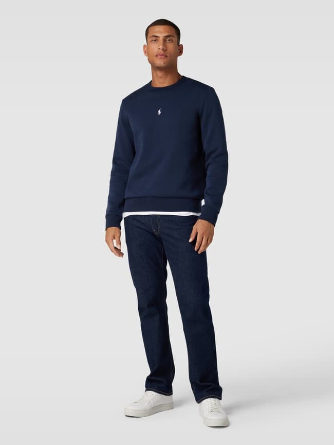 

Толстовка с вышитым логотипом Polo Ralph Lauren, темно-синий