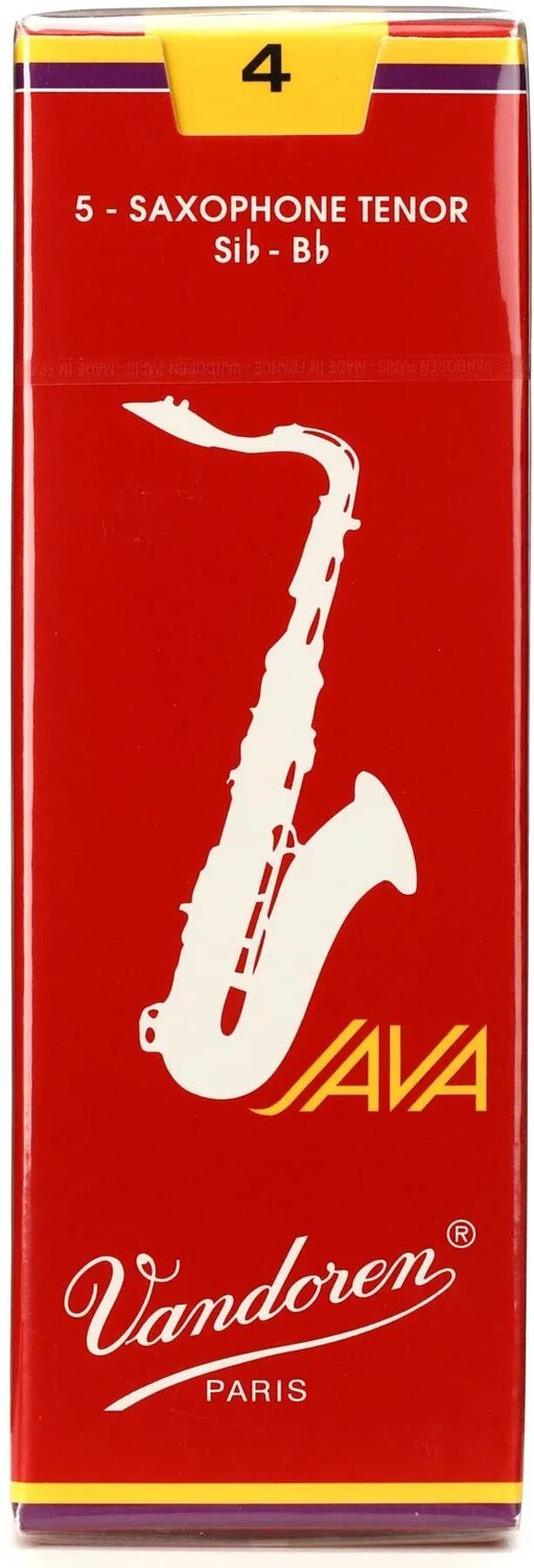 

Vandoren SR274R — красные трости для тенор-саксофона JAVA — 4,0 (5 шт.)
