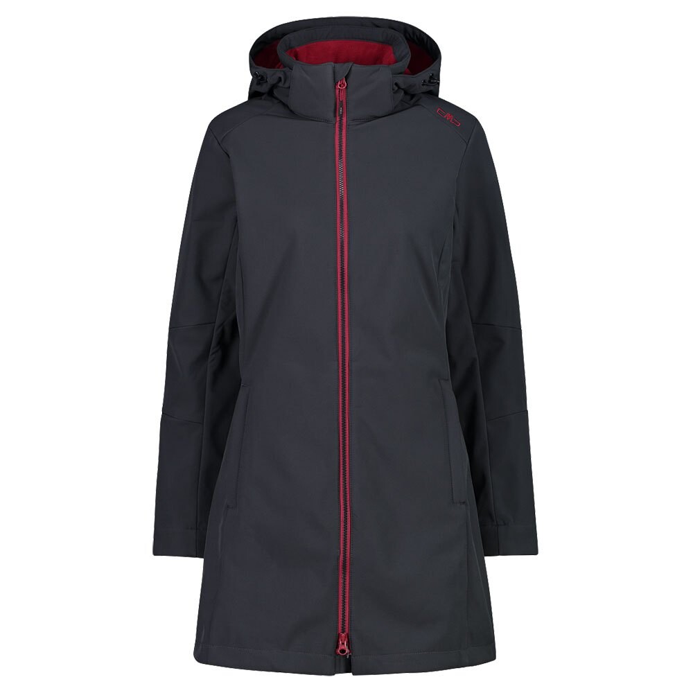 

Пальто CMP Longline Softshell 3A08326, серый