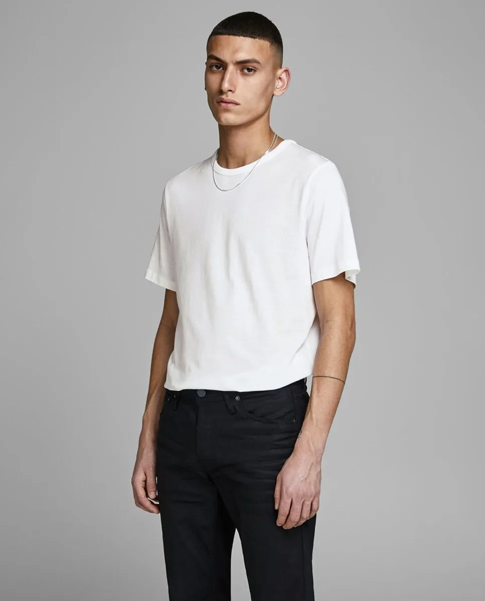 

Комплект из 2 белых мужских футболок с короткими рукавами Jack & Jones, белый
