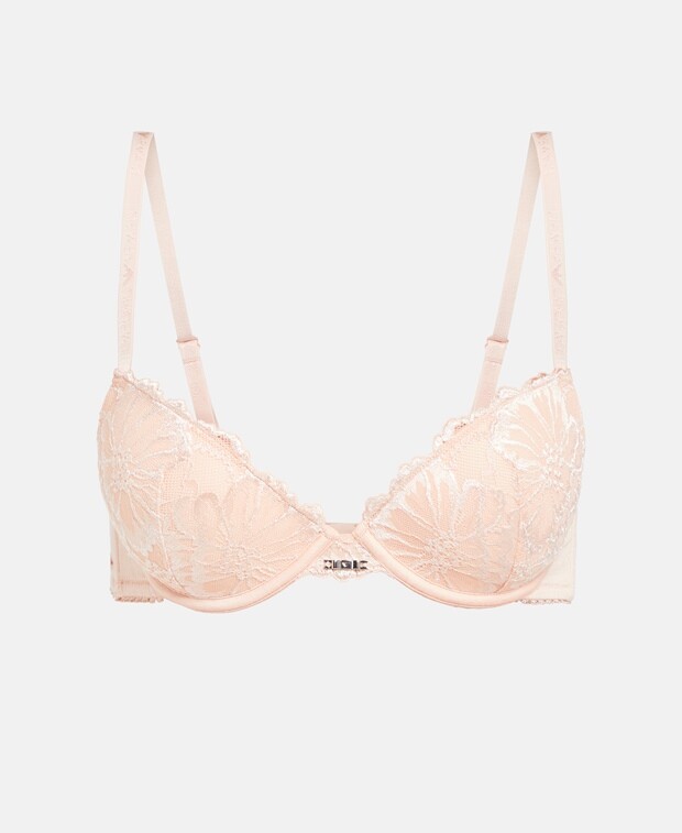 

Бюстгальтер пуш-ап, чашки AC Emporio Armani, мягкий бежевый