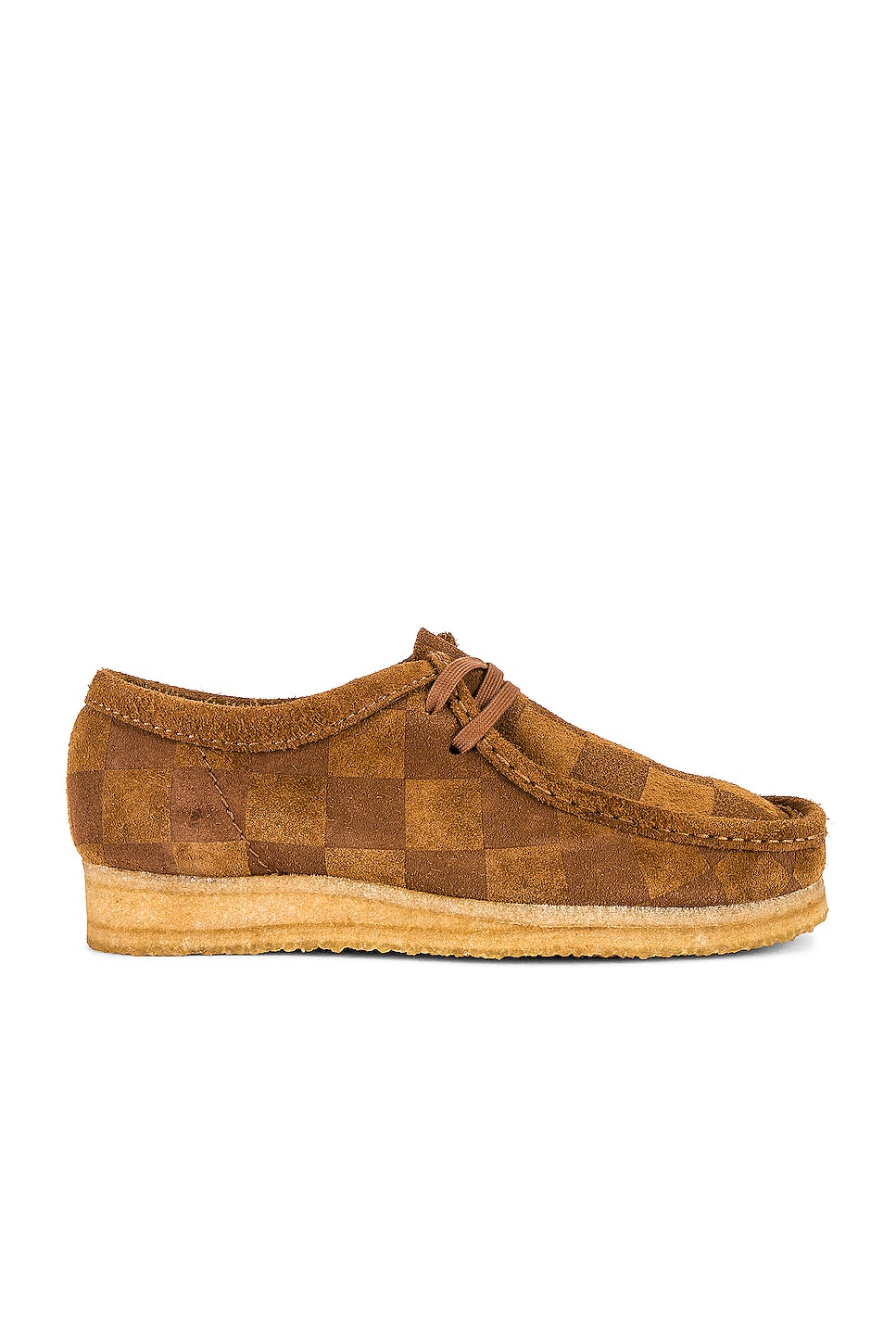 

Ботинки Clarks Wallabee Check Shoe, цвет Cola