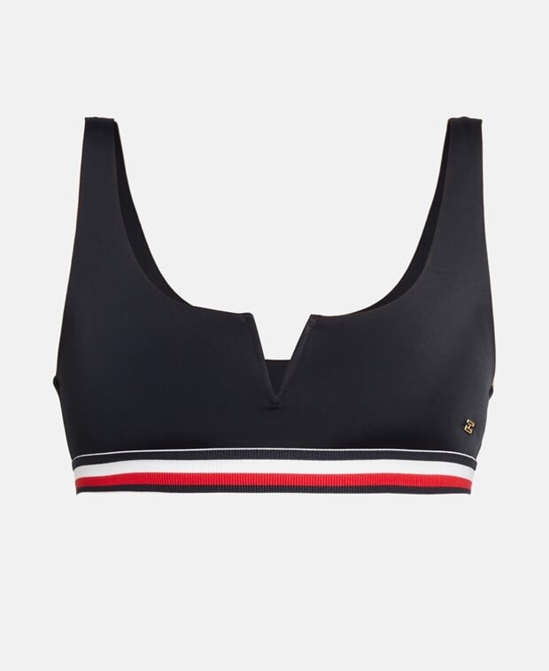 

Бикини-топ Tommy Hilfiger, темно-синий