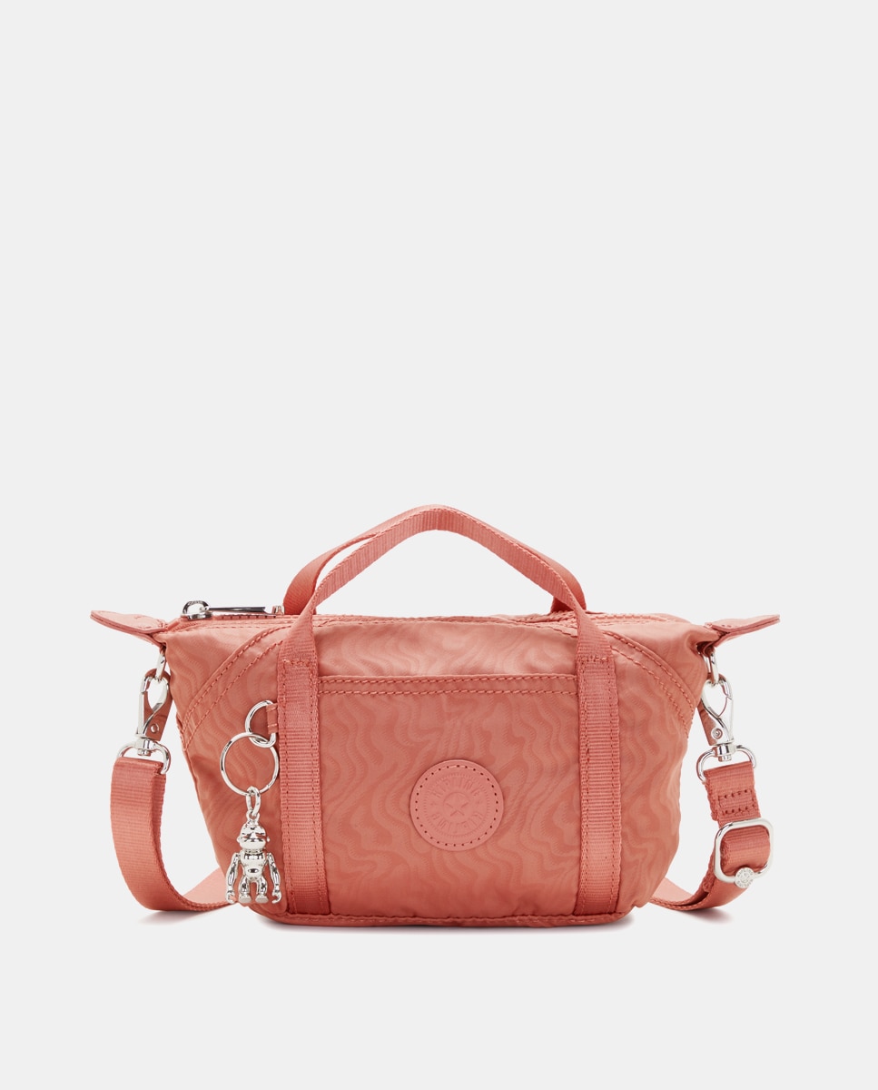 Маленькая женская сумка через плечо с регулируемым ремешком кораллового цвета Kipling, коралловый shop ★ art сумка через плечо