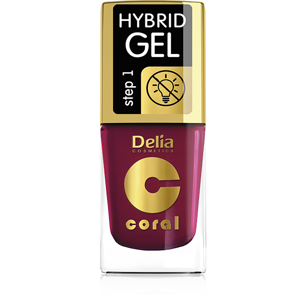 Гибридный лак для ногтей 12 Delia Coral Hybrid Gel, 11 мл