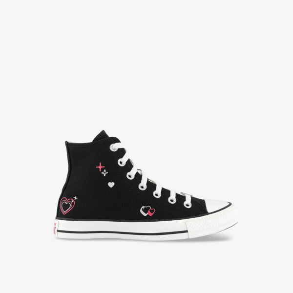 

Высокие кеды all star hi из парусины, украшенные сердечками Converse, черный