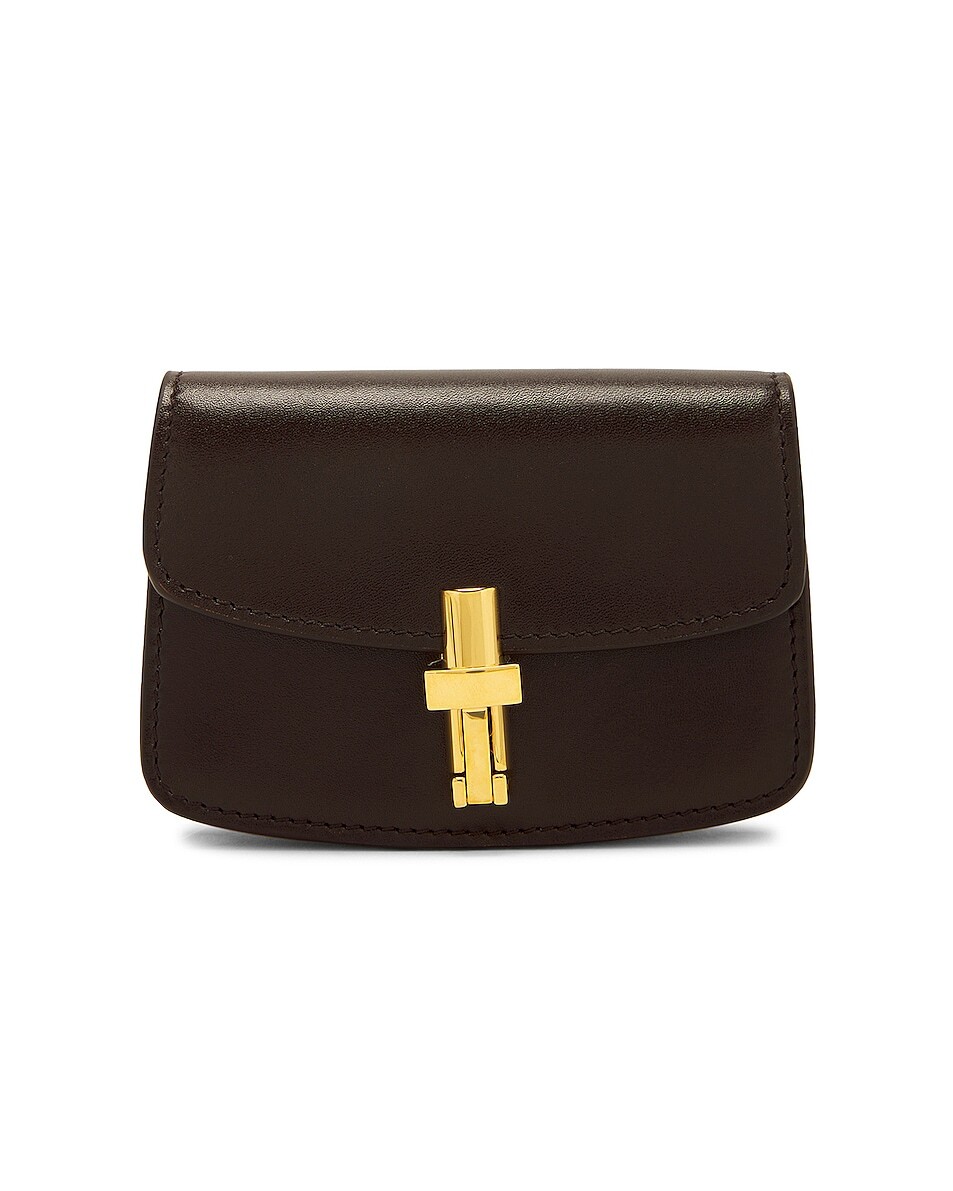 

Сумка The Row Sofia Compact Wallet, цвет Deep Brown