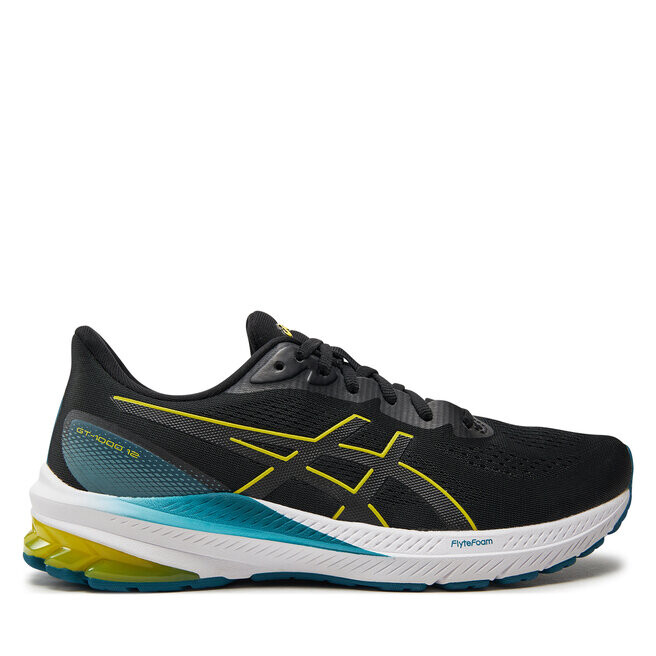 

Кроссовки Asics Gt-1000 12 1011B631 Black/Bright Yellow 005, черный